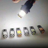 10 Stück T10 W5W LED-Glühbirnen CANBUS Auto-Innenraumbeleuchtung Tür Handschuhfach Kofferraum Kennzeichenbeleuchtung 12V 4014-26MSD 7000K Weiß Eisblau