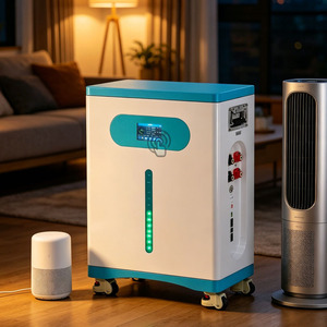 Huisaccu voor zonne-energie, 6000 cycli, 51.2V 400Ah 20480Wh, mobiele LiFePO4 batterijpack met slimme monitoring - Product Image 5
