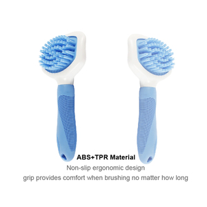 Brosse de toilettage en silicone de haute qualité pour animaux de compagnie, brosse de nettoyage en plastique pour le bain des petits animaux, pour l'entretien des chiens et des chats, élimination des déchets d'animaux - Product Image 6