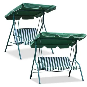 Outdoor Furniture Beach 3 Person Seater Chair Garden Patio Swing Chair