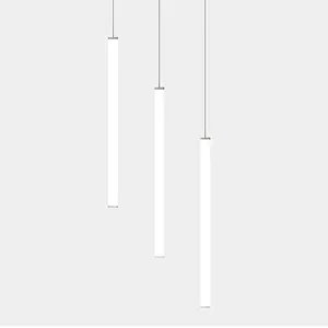 नॉर्डिक आधुनिक रसोई निलंबन प्रकार प्रकाश लंबी पाइप लटकन प्रकाश फांसी लटकन रोशनी