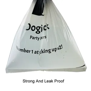 Durable Leak Proof Custom Printed Refill Rolls Pet Waste Bag Bio Degradable Dog Poop Bags Holder