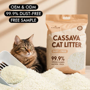 ทราย<span class=keywords><strong>แมว</strong></span>จากมันสำปะหลัง ย่อยสลายได้ ใหม่เอี่ยม <span class=keywords><strong>ราคา</strong></span> 6 ลิตร จับตัวเป็นก้อนแน่น - Product Image 2