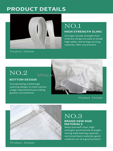 Nhà Máy Giá sử dụng gần như Thương hiệu Mới Polypropylene (PP) Dệt Jumbo/tấn/lớn số lượng lớn Túi thoáng khí <span class=keywords><strong>fibc</strong></span> hình ống số lượng lớn Túi - Product Image 5