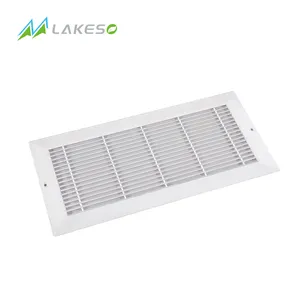 Lakeso louvered có thể điều chỉnh trở lại lưới tản nhiệt ống bìa cho Tường trắng rắn thép trở lại lưới tản nhiệt