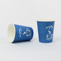 Tasse à mur unique écologique du conteneur 8oz de nourriture à emporter avec la tasse de papier de café de logo
