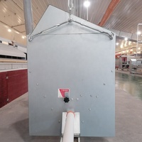 Trémie d'alimentation pour poulet, stockage automatique, vis de volaille, convoyeur, ferme, Machine en acier