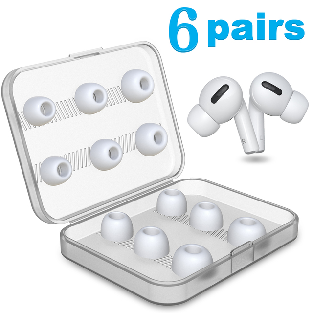 Wholesale Earbuds Tips S M L 6 Pairs Silicone Earphone Eartip Replacement Earbuds Tips for AirPods Pro Earbuds