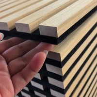 Panneaux muraux acoustiques insonorisants en bois MDF pour ateliers et supermarchés, vente en gros OEM pour la décoration intérieure