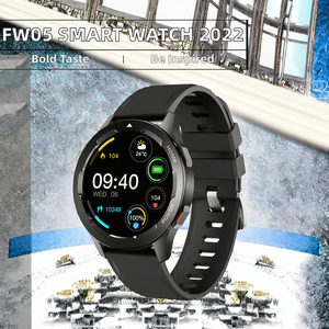 Reloj inteligente FW05 de estilo deportivo <span class=keywords><strong>2022</strong></span>, rastreador de actividad física NFC con BT, llamadas de música y lectura de temperatura, Reloj de acero compatible con Android - Product Image 3