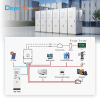 Armoire de batterie Deye GE-F60 Ess haute tension 100kWh 200kWh 1MW 2MW pour système de stockage d'énergie solaire (BESS)