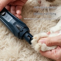 Wiederaufladbarer Haustier-Nagelschleifer, leicht und handlich, für Hunde- und Katzenpflege, tragbares Haustierpflegegerät für die Nagelfeile zu Hause.