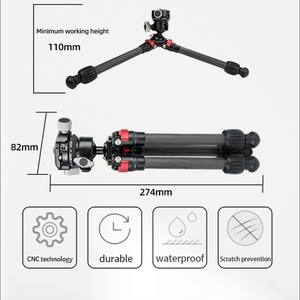 2节管迷你碳纤维相机三脚架，便携式版本 - Product Image 6