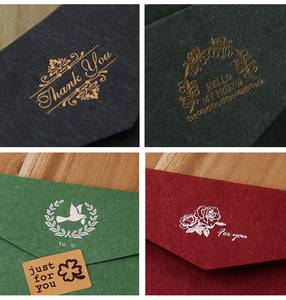 Sang Trọng Tùy Chỉnh Phong Bì Với Logo Các Tông Giấy Phong Bì Cho Lời Mời Cảm Ơn Bạn Thư Thẻ Phong Bì Bộ - Product Image 4