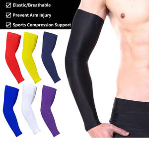 غطاء ذراع رياضي مخصص للصيد وكرة القدم من قماش الحرير الجليدي المضغوط للتبريد وركوب الدراجات بأكمام طويلة للحماية من الأشعة فوق البنفسجية - Product Image 4