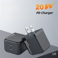 Cargador GaN Original de 20W con Carga Rápida PD para iPhone 17 16 15 14 13 12 Pro Max, Puerto USB-C Tipo-C