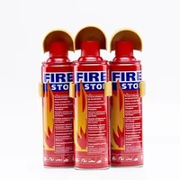 Extincteur d'incendie miniature pour voiture monté sur véhicule 500 ml/1000 ml Mousse Classe A 80% d'ingrédients actifs