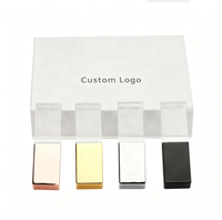 Memoria USB de Cristal Personalizada al por Mayor, USB 2.0 3.0 2GB 4GB 8GB 16GB, con Logotipo Personalizado y Caja de Regalo