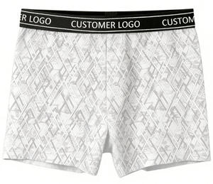 Мужские повседневные шорты-боксеры со средней посадкой, 100% полиэстер, с цифровым принтом, быстросохнущие, дышащие, на пуговицах, свободного кроя, для отдыха - Product Image 5