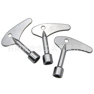 Clé triangulaire en acier inoxydable à extrémité unique, métrique, manuelle, pour réparation d'ascenseurs, compteurs d'eau, armoires électriques et vannes - Product Image 3