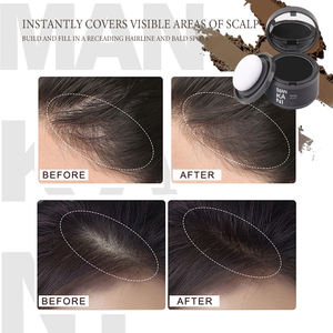 OEM ナチュラル ヘアライン シャドウ オーガニック 抜け毛防止 コンシーラー パフ付き 生え際パウダー 眉毛 ひげライン用 - Product Image 2