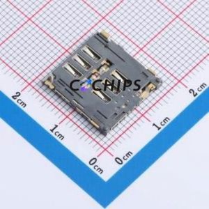 C7804-01 SIM Card Connector SMD Connector ( Card Type: Micro SIM Card )( Additional Features: With Positioning Post ) - Product Image 2