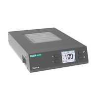 Plateforme de chauffage infrarouge numérique 400W 854D à 3 canaux en céramique pour station de soudage de préchauffage de PCB de 130 mm 110-240V 0-600