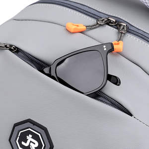 Custom Waterproof Pu <b>Backpack</b> <b>Large</b>-capacity Casual Business Travel Bag Men's Women's Computer Bag School Zipper Letter - Product Image 3