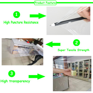 Prezzo di fabbrica <span class=keywords><strong>forte</strong></span> autoadesivo PE stretch <span class=keywords><strong>film</strong></span> trasparente pacchetto cartone Stretch <span class=keywords><strong>Film</strong></span> - Product Image 4