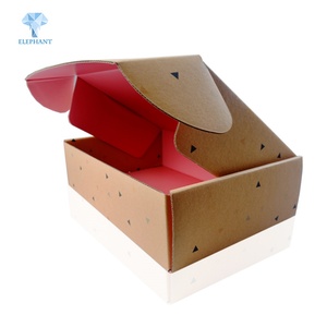 Custom Carton Packaging Cardboard Pink Kraft Shipping <b>Box</b> for Clothes - Product Image 3
