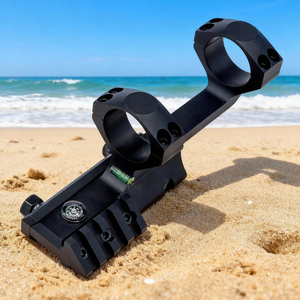 Support de lunette optique BANGBANG - Tube de 30 mm, Monture de 20 mm, Hauteur centrale de 1,55 pouce |   Avec niveau à bulle intégré pour l'optique extérieure - Product Image 1