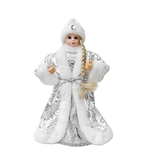 Alta calidad personalizado Rusia <span class=keywords><strong>Snegurochka</strong></span> Santa Claus muñeca azul hecho a mano niña estatuilla regalos para niños Navidad Santa Claus - Product Image 2