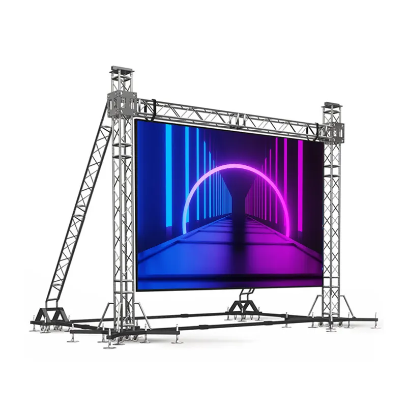 Açık LED ekran P2.5 P3 P4 P5 P6 LED reklam panosu LED IP65 su geçirmez ekran tal olay sahne LED Video duvar ekranı