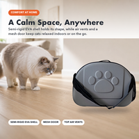 Sac de transport pliable pour chat, sac de transport souple pour animaux de compagnie pour chats et petits chiens, sac de voyage ventilé en EVA avec bandoulière, vente en gros OEM