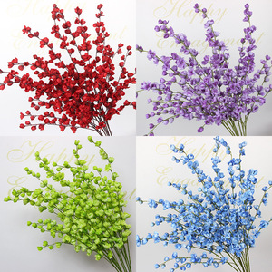Artificial Long Stemmed Violets Silk Flowers <b>Wedding</b> Ceiling Decorations High Ceiling Arrangements Aisle Decor <b>Props</b> - Product Image 4