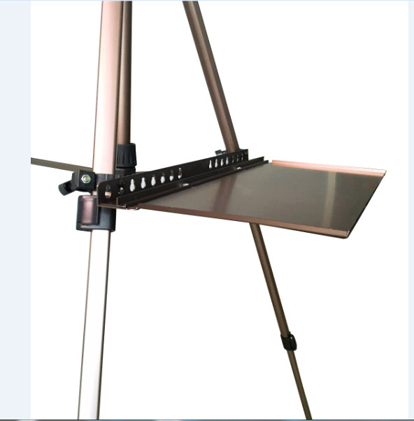 Factory Supply Aluminum Alloy Telescopic Tripod Metal Display Easel Frame With Paint Stand