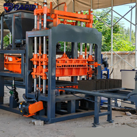 Produit phare : Machine automatique de fabrication de briques QT5-15, 9600 blocs par 8 heures, ligne de production de pavés creux en béton pour usine