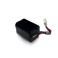 Batterie au lithium-ion personnalisée 18500 14,8V 2000mAh 4S1P 29,6Wh avec PVC noir 4 fils et connecteur 4 broches