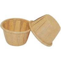 Mini moule à muffins brun anti-graisse de qualité alimentaire moule à gâteaux tasses à pâtisserie et étui en papier pour cupcakes pour chocolats