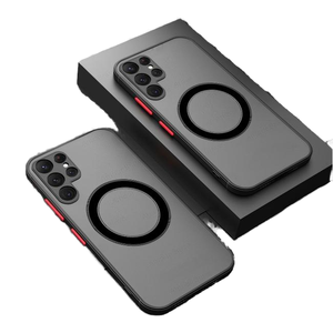 Étui magnétique antichoc pour <span class=keywords><strong>Samsung</strong></span> Galaxy S24 S22 Ultra S21 Plus, <span class=keywords><strong>coque</strong></span> de charge magnétique pour <span class=keywords><strong>Samsung</strong></span> <span class=keywords><strong>S20</strong></span> S21 <span class=keywords><strong>FE</strong></span> S23 Ultra - Product Image 1