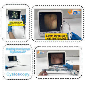 Medische draagbare mini-endoscoop chirurgische video recorder flexibele ureteroscoop BESDATA UrologyScope 1,2 mm/3,6 fr kanaal veterinair - Product Image 2