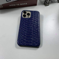 Étui de luxe en cuir dur à motif Crocodile pour iphone 14 13 12 11 Pro Max XR X XS