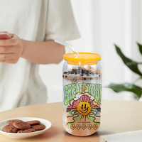 Offre Spéciale – Gobelet en plastique acrylique PP de 16 oz, style Libby, pour bière et soda, avec couvercle et paille en PP
