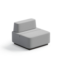 Ensemble de canapés modulaires en tissu moderne de haute qualité, couleur personnalisée, pour la maison, le bureau et l'usage commercial