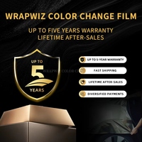 Film d'enveloppe de voiture rouge Cartier PET brillant luxe rouge Auto vinyle Wrap feuille métallique décoration