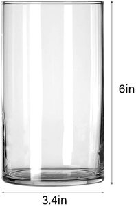 Grand <span class=keywords><strong>vase</strong></span> en verre rond transparent recyclé pour la décoration de la maison - Product Image 6