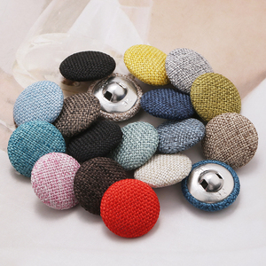 2026 NEW KJ Customized Wholesale <strong>Button</strong> Maker Fashion Decorative Fabric Covered <strong>Buttons</strong> for Coat - Circular Design - Product Image 2