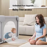 Barrière de sécurité pour bébé, clôture pliable pour l'apprentissage de la marche, pour la maison, le salon et la salle de jeux des enfants
