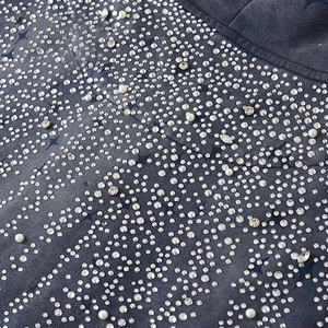 Unisex Solid Pattern Galaxy <strong>Rhinestone</strong> Hoodie Sparkling Starry Night Zip-Up Tops Enzyme Wash Technique Collar Winter Essentials - Product Image 5