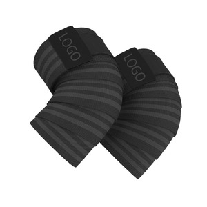 Latest Design Top Quality Fitness Training <b>Knee</b> Support Weightlifting <b>Knee</b> Wraps Hot Selling Fitness <b>Knee</b> Wrap - Product Image 4
